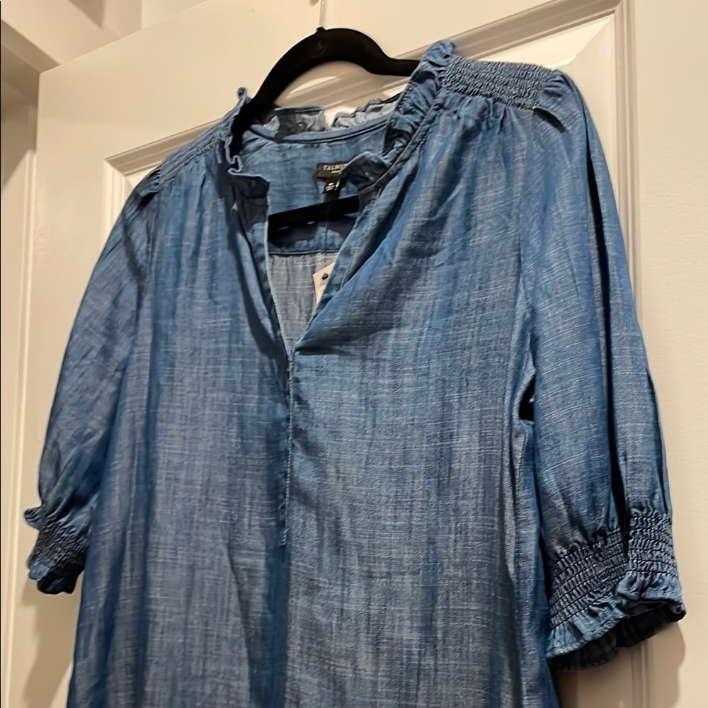 Talbots Blue Dress - Picture 7 of 13